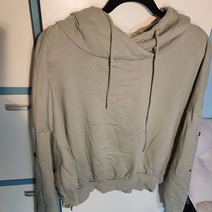 Young fabulous & broke crop hoodie